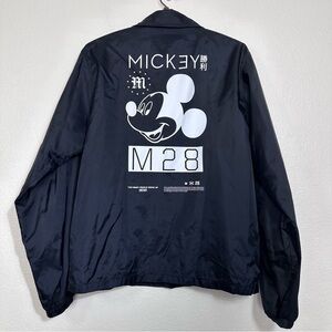 NEFF Disney Mickey Mouse M28 Windbreaker Jacket in Black Size M